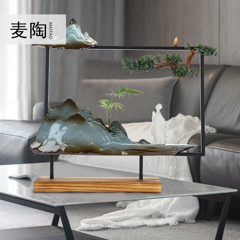 MaiTao creative fountain water apparatus furnishing articles sitting room office feng shui plutus household humidifier opening gifts