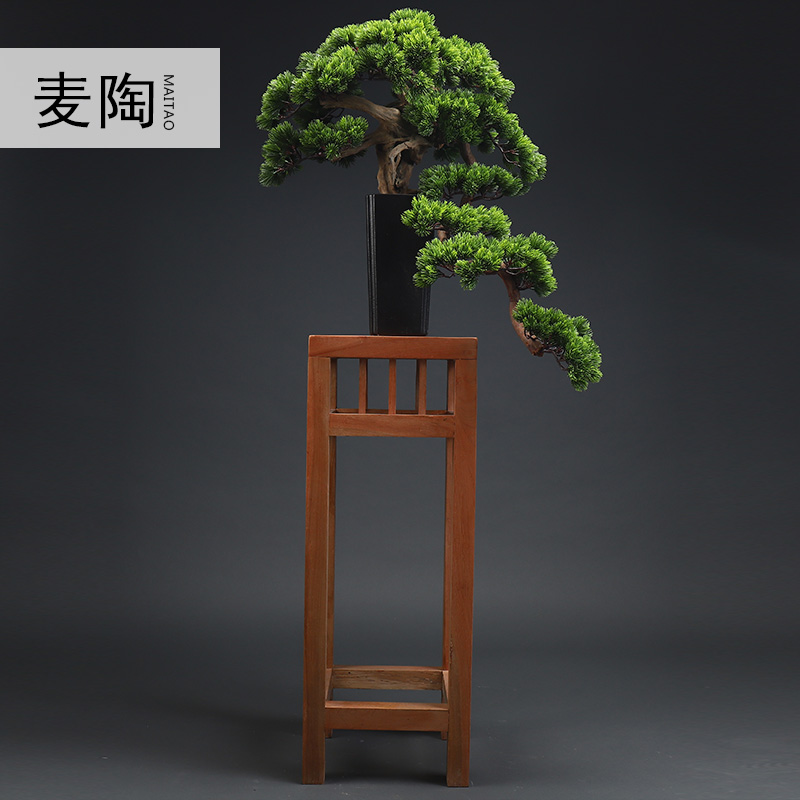 MaiTao retro simulation guest - the greeting pine bonsai home furnishing articles furnishing articles between sitting room porch soft outfit green plant example ceramics