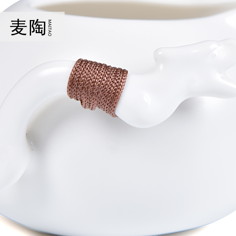 MaiTao kung fu tea tea set up ceramics fair keller teapot teacup GaiWanCha sea of a complete set of suits for