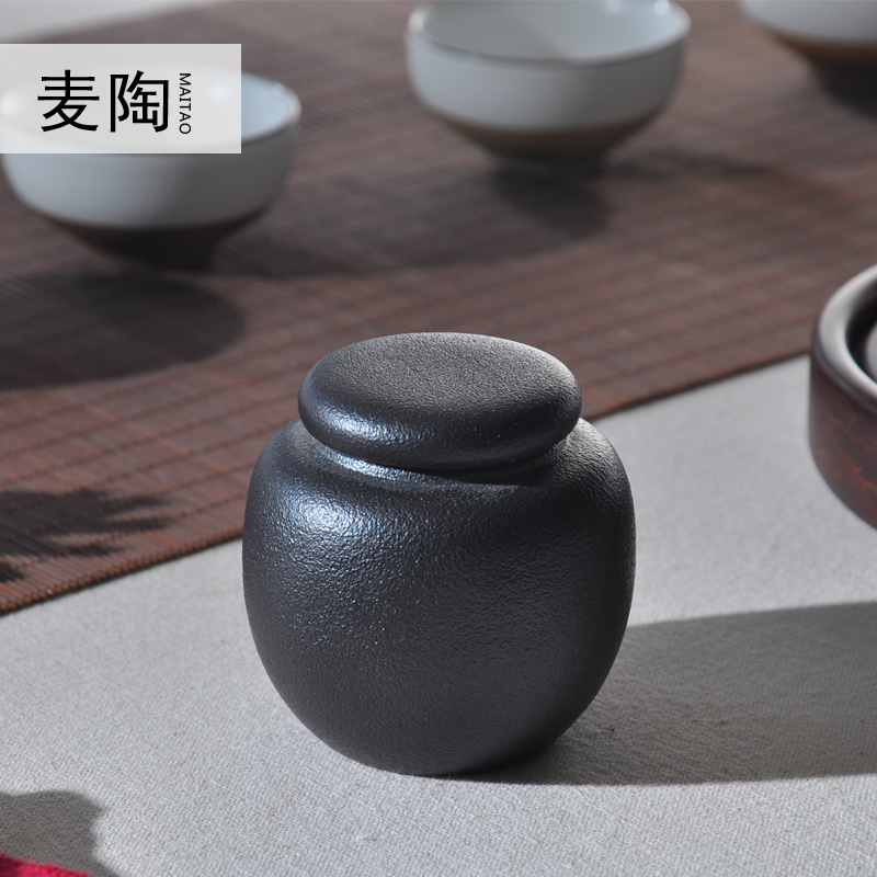 MaiTao elder brother up with seal storage pu 'er tea as cans ceramic thick clay POTS awake kung fu tea set zero furnishing articles