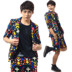 Thanh niên nam Hàn Quốc Mặc thợ làm tóc Phụ nữ Slim Suit Suit Suit Nam Hiệu suất sân khấu Quần áo Tùy chỉnh - Suit phù hợp quần kaki Suit phù hợp