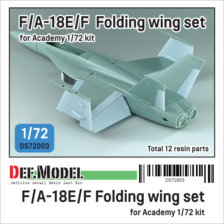 Def Ds72003 1/72 F/A-18E/F Super Hornet Folding Wing Set with Eduard