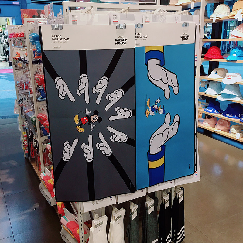 Коврик для мыши miniso名创优品桌垫超大学生可爱唐老鸭电竞游戏专用米奇大鼠标垫