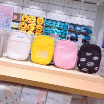 miniso name Genesis Daily Fun Printed Mobile Phone Skew Satchel Small Tide Signs women single shoulder 100 lap chest bag