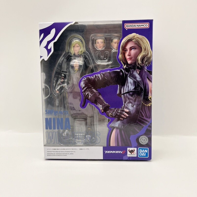Bandai Shf Tekken 8 Tekken 8 Nina Williams Articulated Finished Action Figure Doll