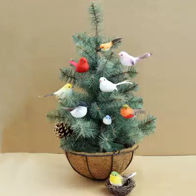 Simple Mori Bird soft decorations simulation ornaments creative home accessories outdoor garden Christmas handmade creativity
