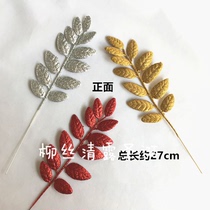 Willow Clear Dew Decoration Inserts add powder Decorative Christmas Decorations Christmas Tree Decorative Flower Rings Decoration