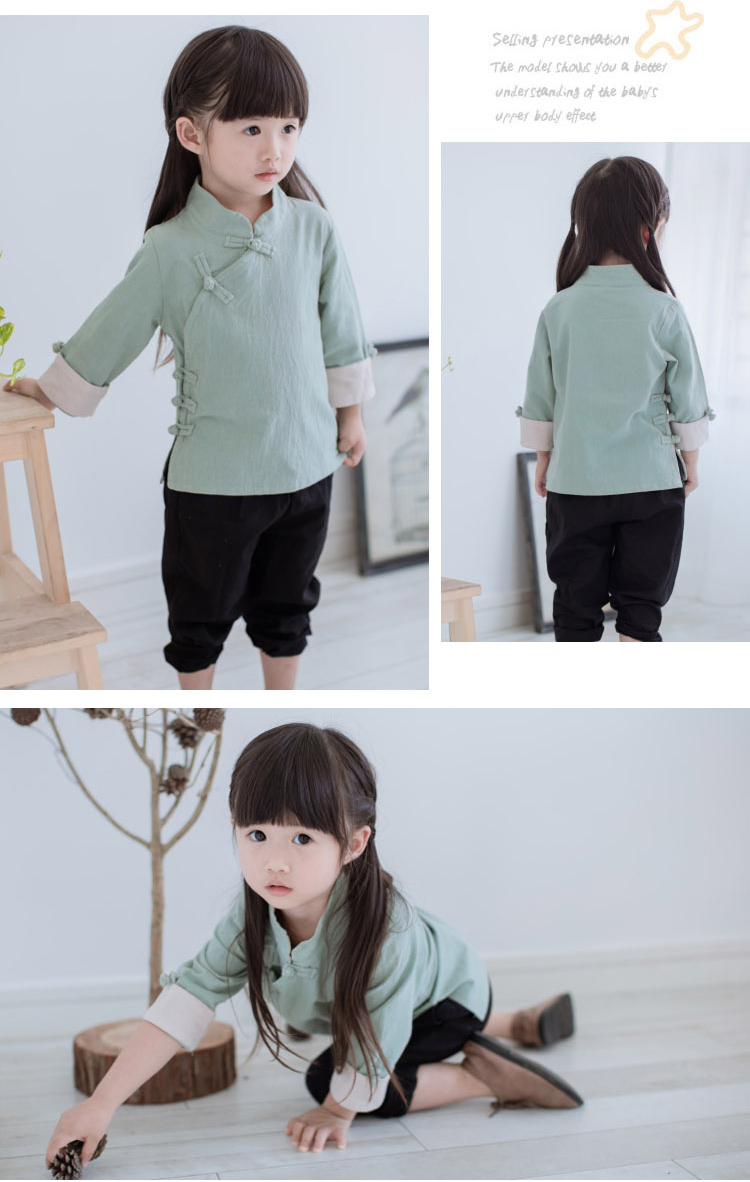 Chemise enfant à manche longue - Ref 2083118 Image 11