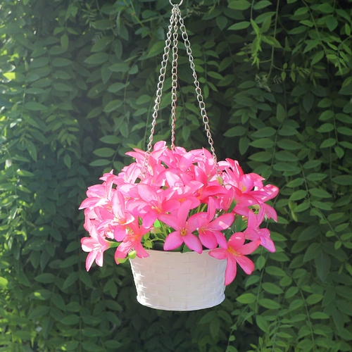 Симуляция цветочная копченая трава стена висящая корзина зеленый растение поддельное цветок декоративный цвет