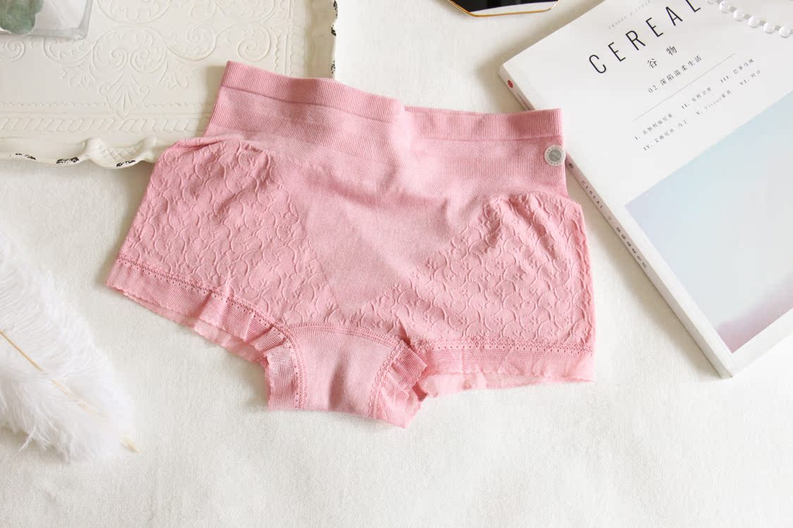 Mới Siêu thoải mái co giãn cao bằng vải cotton cao cấp cho nữ đồ lót ren đơn giản liền mạch tam giác tóm tắt 9 màu vào PK21 quan lot giay