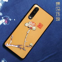 iPhone11Pro Max78plus phone case xr original custom Huawei mate30pro Mother-of-pearl inlay