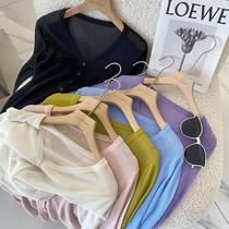 True love cardioloux French linen breathable texture 100 Lap Loose Slim Short Lady Air Conditioning Sunscreen Woman Summer New