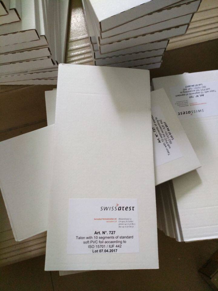 EMPA PVC film overflow test paper PVC color film 101PVC-EMPA-727 Swiss imported PVC film