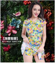 2021 new breast special one-piece swimsuit flat corner skirt hot spring breast surgery with prosthesis swimsuit