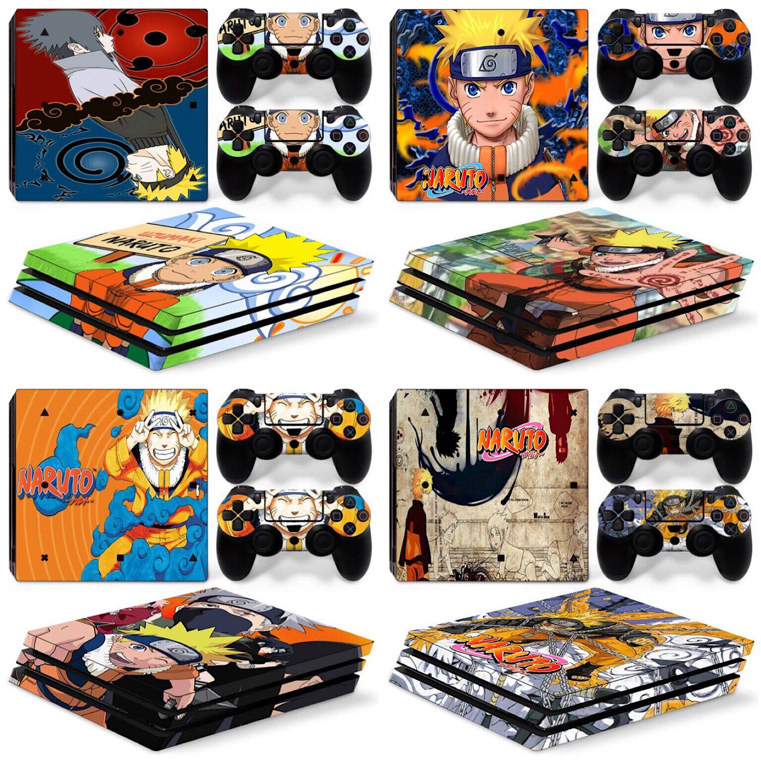 Apply to Sony PS4 Pro Gaming Console Sticker Fire Ninja NARUTO Creative Protection Color Film