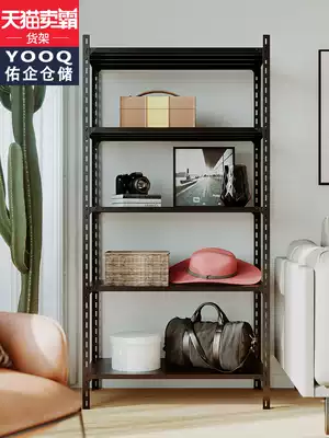 Black shelf Household warehouse shelf Balcony shelf Display rack Iron rack Multi-function multi-layer cargo rack