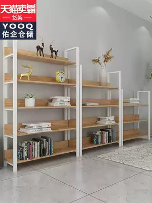 Steel and wood shelf display cabinet sample display rack multi-function container display case rack display case home