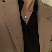 God Fairy Necklace ~ Amazing ~ High quality US 18K GOLD SQUARE BLOCK ICE SUGAR FLASH DRILL LOCK BONE CHAIN NECKLACE