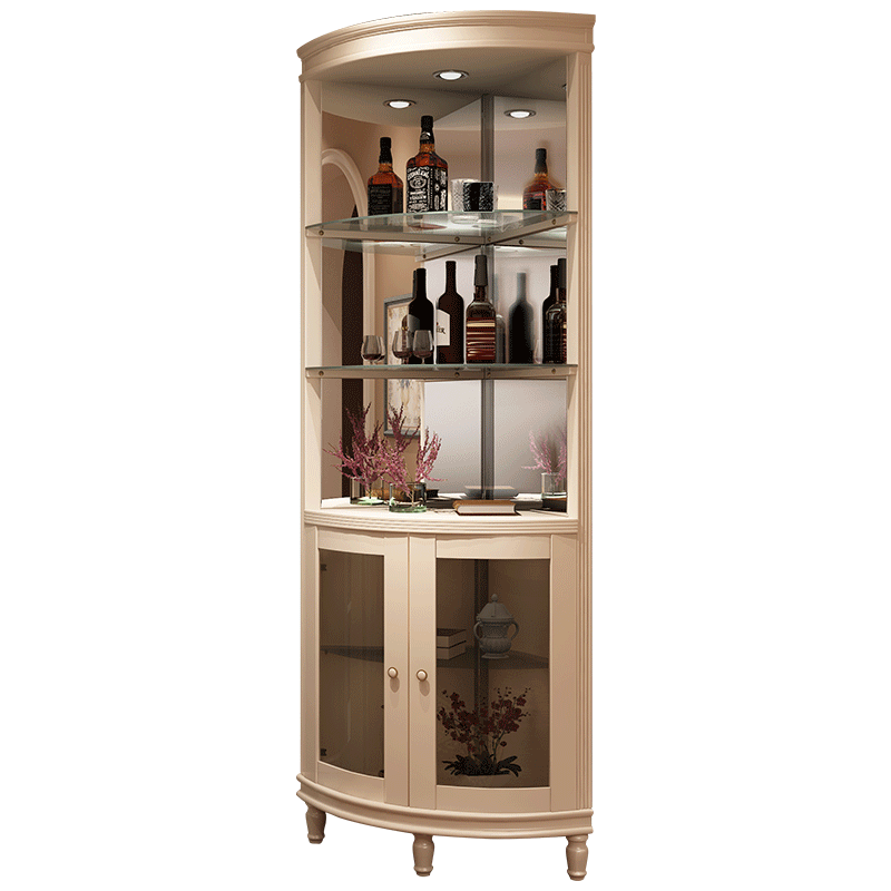 Yicai Jiaju Corner Cabinet Wine Cabinet Corner Corner Triangle