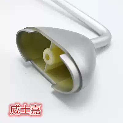 Open new Vesjia hardware large oval column 260 upper sleeve bending rod 12cm thick wall fixing accessories