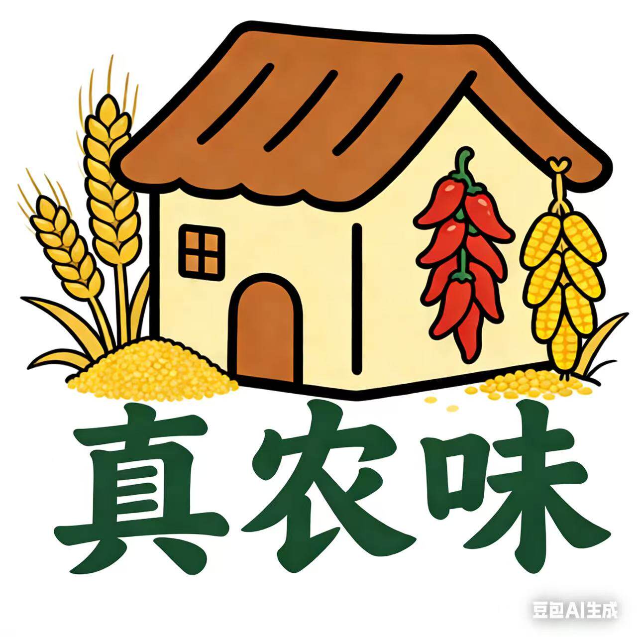 真农味农家特产的LOGO
