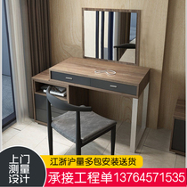  Hotel factory direct sales TV cabinet luggage cabinet TV table steel frame feet simple combination writing desk