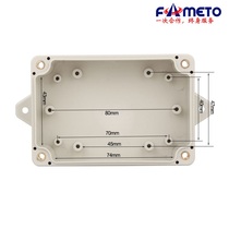 FAMETO outdoor dust resistant waterproof ABS plastic junction box small ear 100X68X40 bottom lid