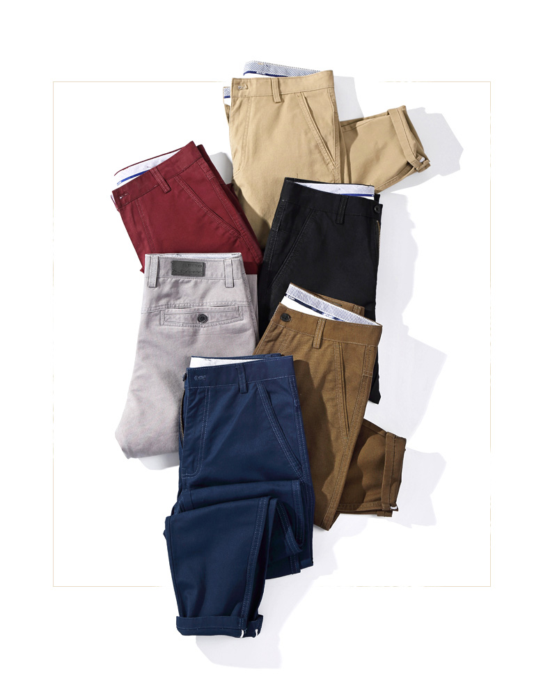 Quần nam 2018 mùa thu mới kaki quần âu cotton mỏng phần thoáng khí kinh doanh quần tây nam quần tây shop quần áo nam