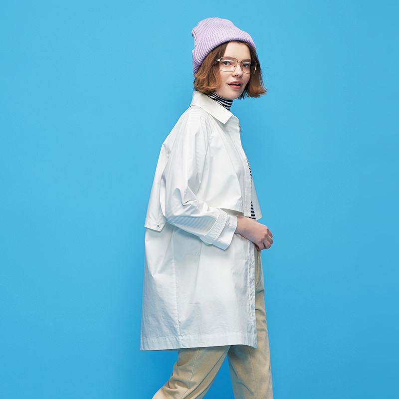 Trench pour femme en Coton en Coton - Ref 3227378 Image 3