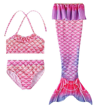 Mermaid costume fishtail princess skirt quick dry swimsuit girl girl fishtail childrens swimsuit suit baby