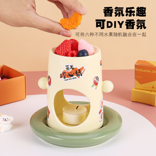 Hot Pot Aromatherapy Fruit Candle Niche Gift Box Birthday Gift for Best Friend or Girlfriend