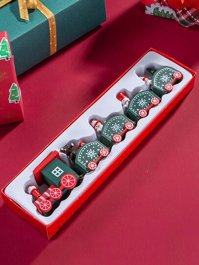 2022 Christmas Eve Christmas Gift Gift Small Train Boys Girls Children Kindergarten Boys Ornament Toys