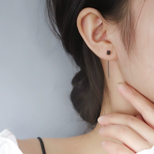 Короткие серьги с кисточками, серебро 925 пробы, коллекция 2022, популярно в интернете