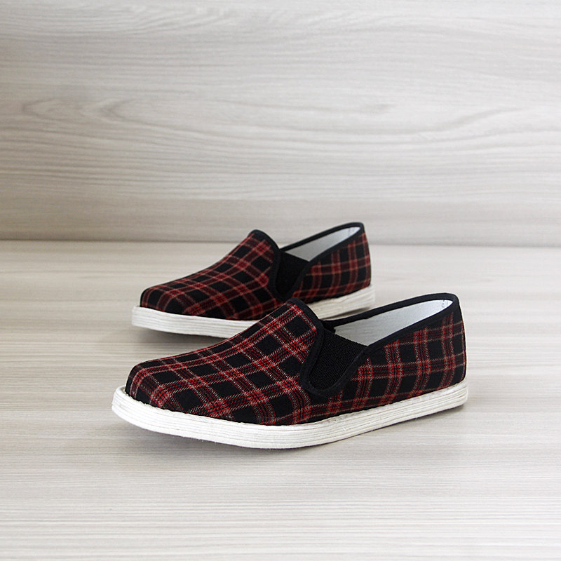 Handmade cloth shoes female middle-aged spring and autumn breathable single shoes Old Beijing melaleuca bottom cloth bottom pink soft bottom cloth shoes Female summer