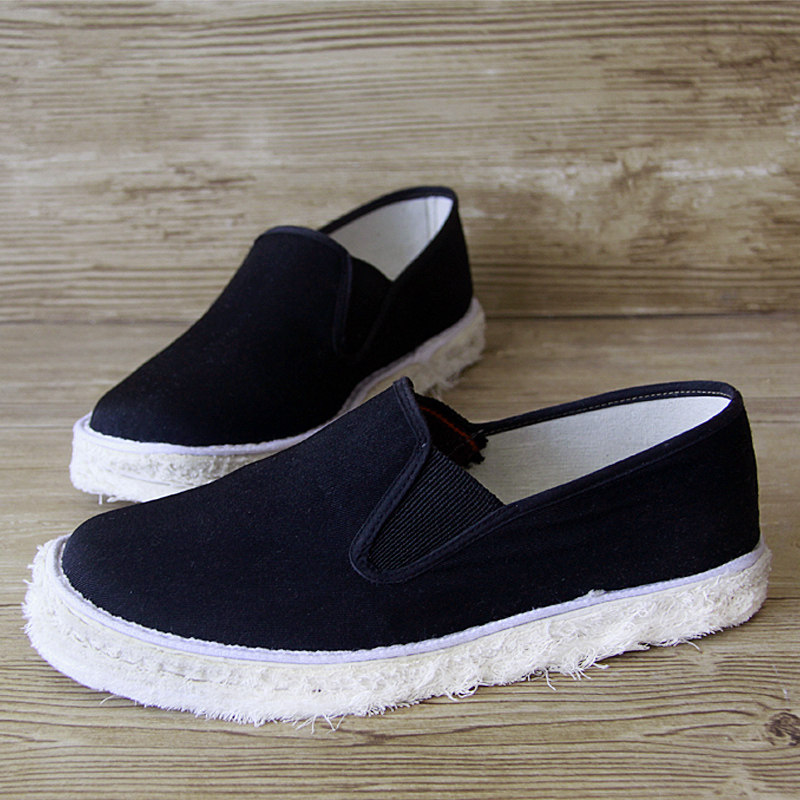 Old Beijing Thickened Bottom Cloth Shoes Thousands Of Floors Cloth Shoes Men Cloth Base Cloth Shoes Work Casual Bag Shoes Men And Women