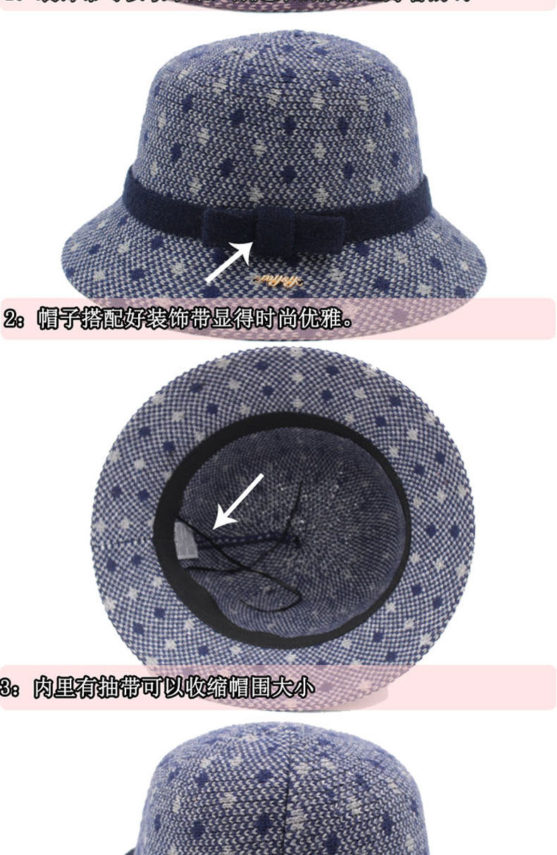 Chapeau pour femme en Melange de laine - Ref 3233599 Image 18