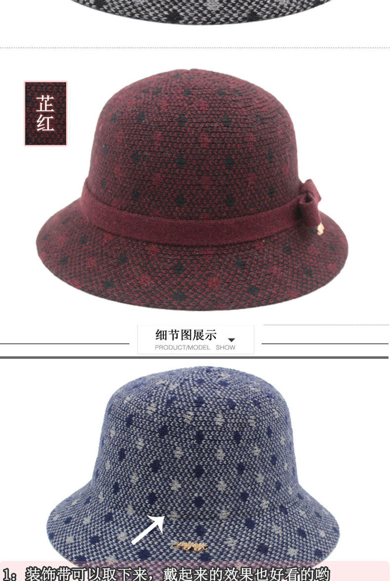 Chapeau pour femme en Melange de laine - Ref 3233599 Image 17