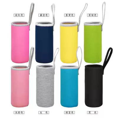 Anti-scratch, bump, heat insulation, multi-color elastic belt, rope, thermos cup, glass, plastic cup cover, neoprene sale