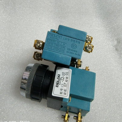 Delixi old button LA19-11 380V5A DELIXI LA18 button switch GB14048.5