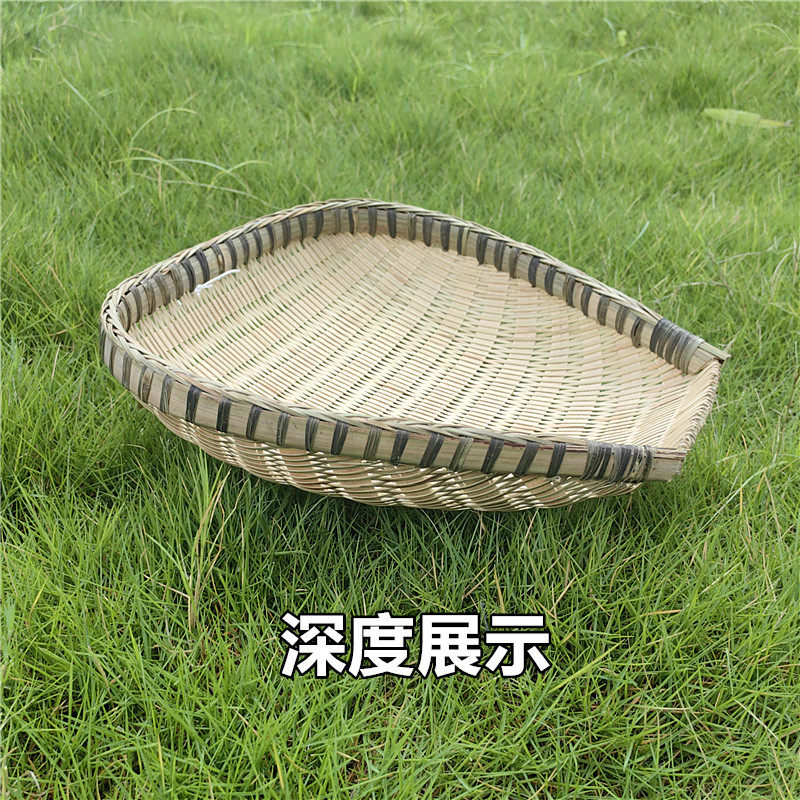 四川竹编筲箕簸箕:传承千年的竹艺生活美学,让你家里的每一寸空间都充满自然气息🌿-竹编-淘宝百科网