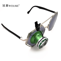 Watch repair tool water ghost circle with clip magnifying glass eye mask can be clamped on glasses 10 times aluminum