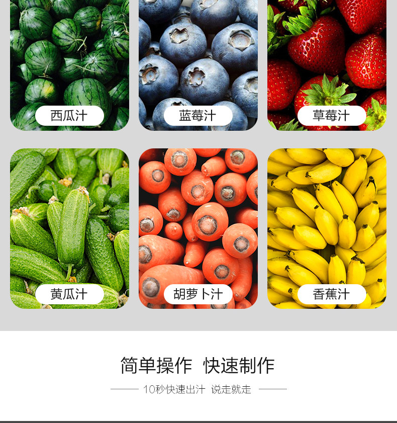 德国进口 完美福 WMF 10秒极速出汁 便携榨汁机 图3