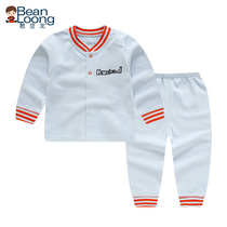 Han Bean Dragon Baby Spring Autumn Pure Cotton Underwear Suit male and female baby 0-3 years M810804