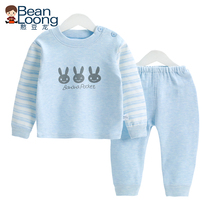 Bean Dragon Korean version of baby Autumn suit cotton girl baby cotton bottom boys underwear 6-12