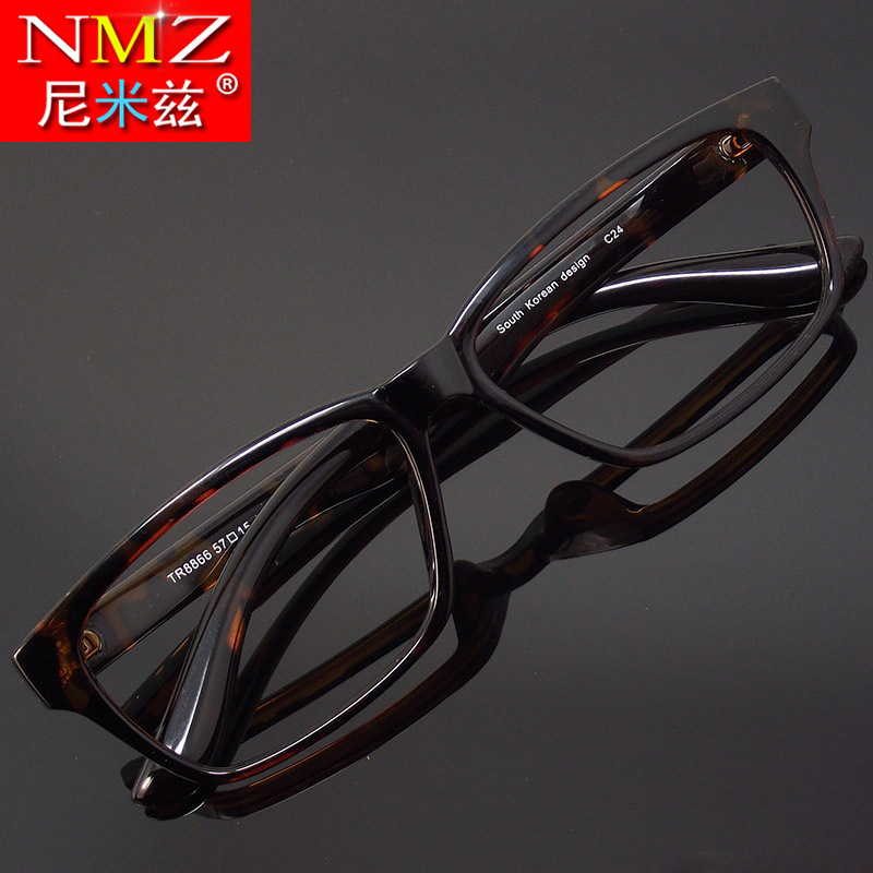 Ultra-light full frame eyeglass frame men TR90 frame with myopia flat mirror HD anti-blue light into a mirror for men and women large frame