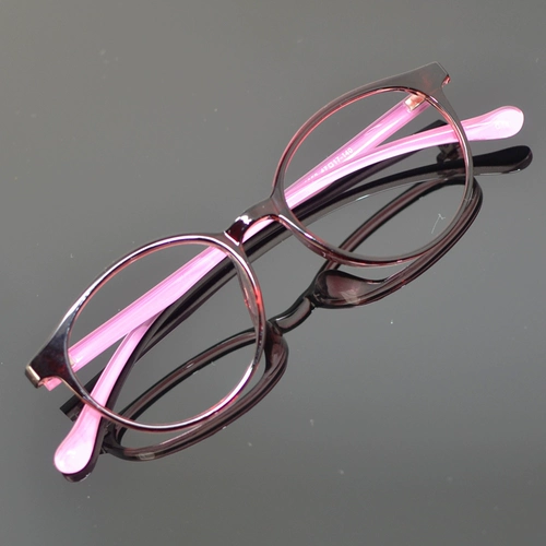 Ультра -светлые очки TR90 рама ретро -зеркальная рама, соответствующая миопии с высоким содержанием Amblyopia Eye Anty -Blue светлое плоское зеркало маленькое