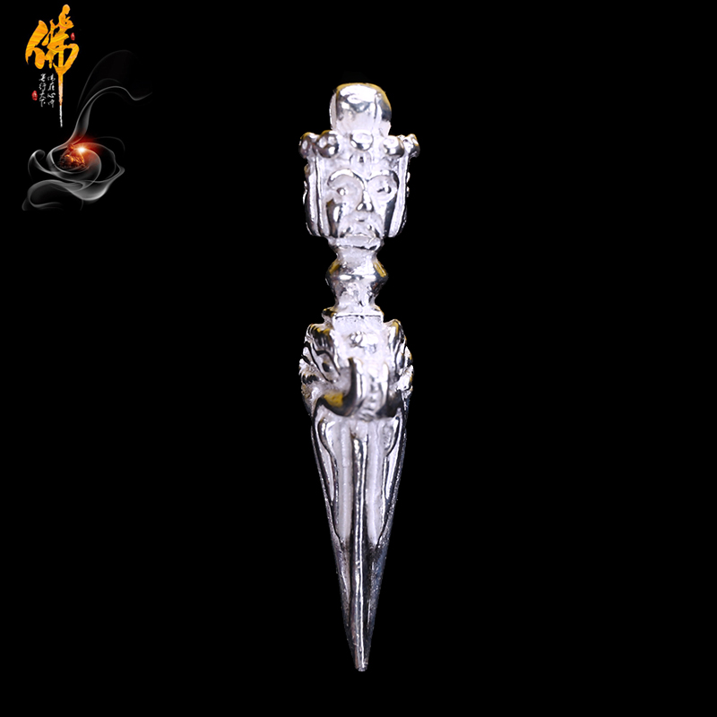 999 pure silver gold pestle pestle pub demon pestle necklace diamond necklace