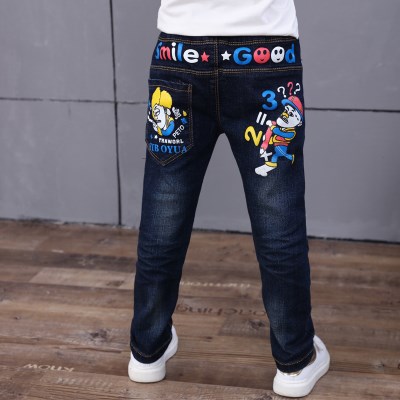 Dreamers mùa xuân quần jeans trẻ em 3-5 tuổi 11 bé trai 6 chàng trai 7 học sinh tiểu học 8 mới 9 quần 1.