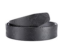 Young middle-aged mens head layer of cow leather without taking the lead in belt strips no clamping slot glossy surface No toothless single layer headless strap