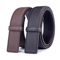 Headband Bull Leather Genuine Leather Strap Body Headless Strap Without Lead Belt Bull Leather Needle Buttoned Round Hole Strap